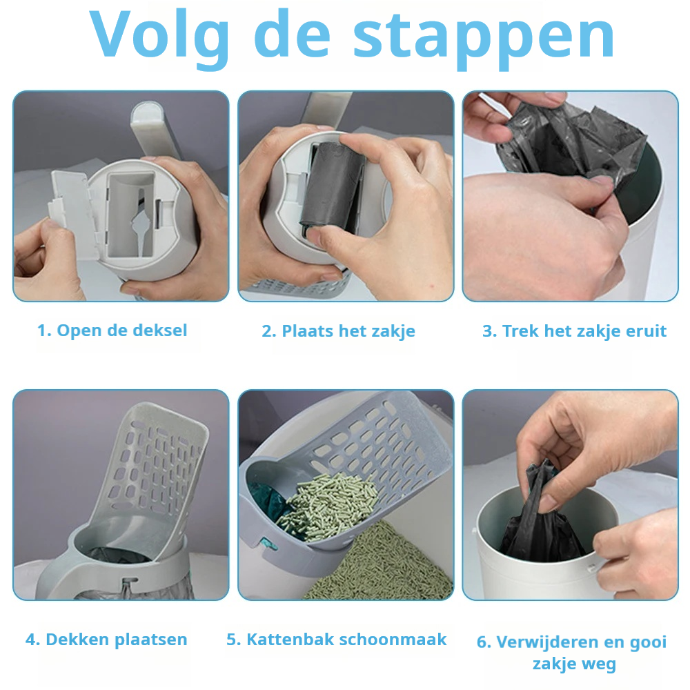 KittyClean™| Geen vieze handen meer